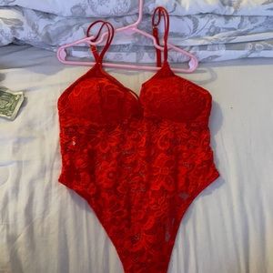 Red Bodysuit